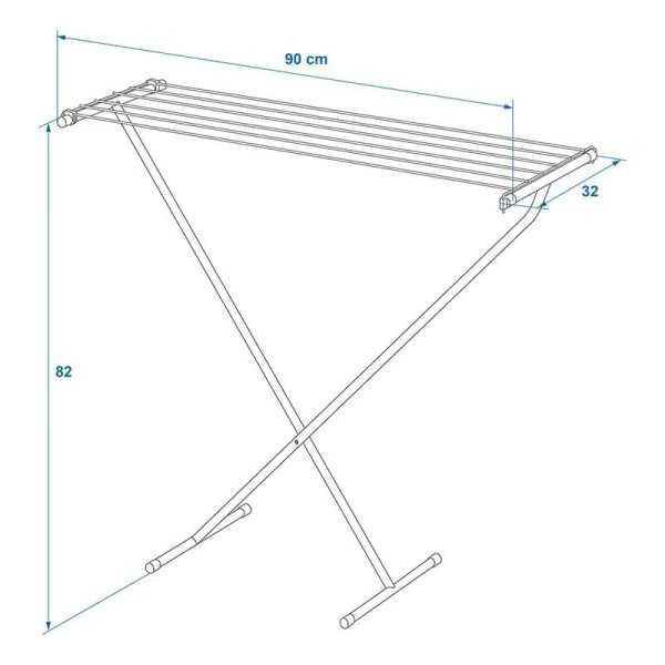 SÃ©choir Ã  linge avec 6x 90 cm longueur de fil
