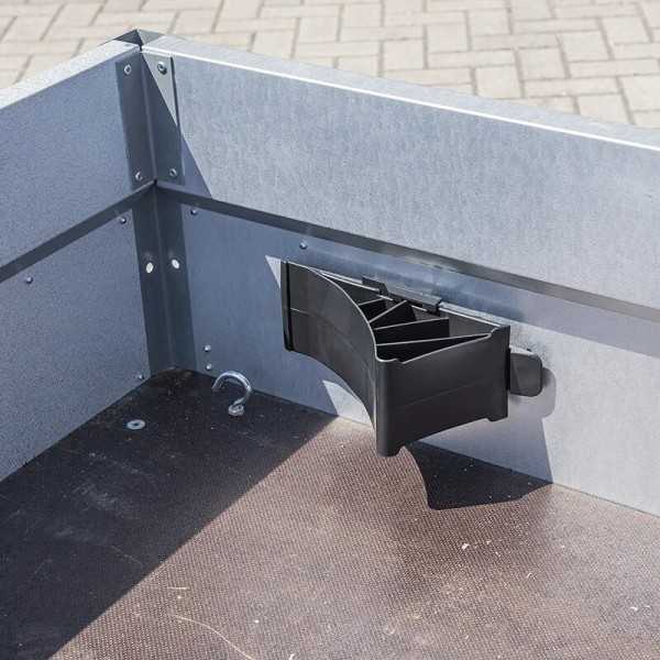 Cale de roue en plastique noir avec support plat | ProPlus | Cale Roue