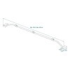 Support de bâche réglable 140,5-208cm pour bâche de remorque | ProP...