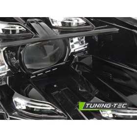 PHARES LED DRL NOIR pour PORSCHE CAYENNE 10-15 | tuning tec | Phare...