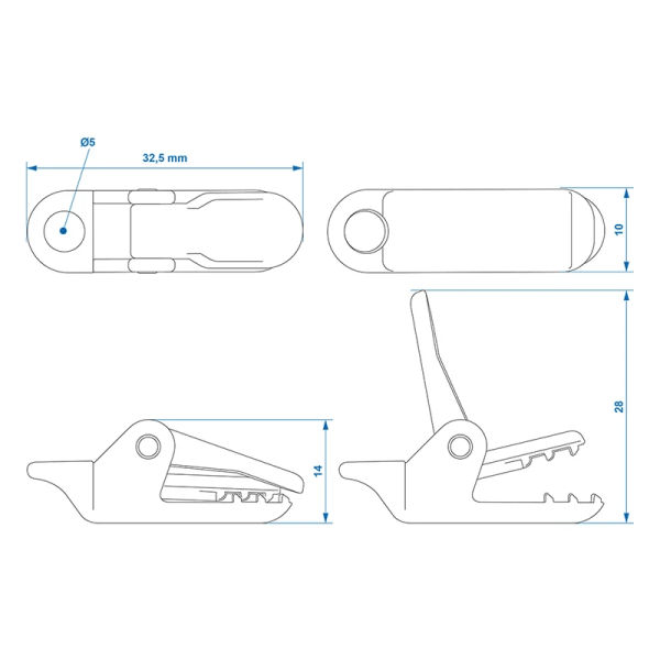 Clips de bâche - jeu de 10 pièces | ProPlus | Divers accessoire