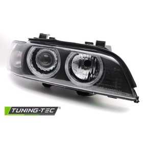 PHARES XENON ANGEL EYES NOIR pour BMW E39 LCI 00-03