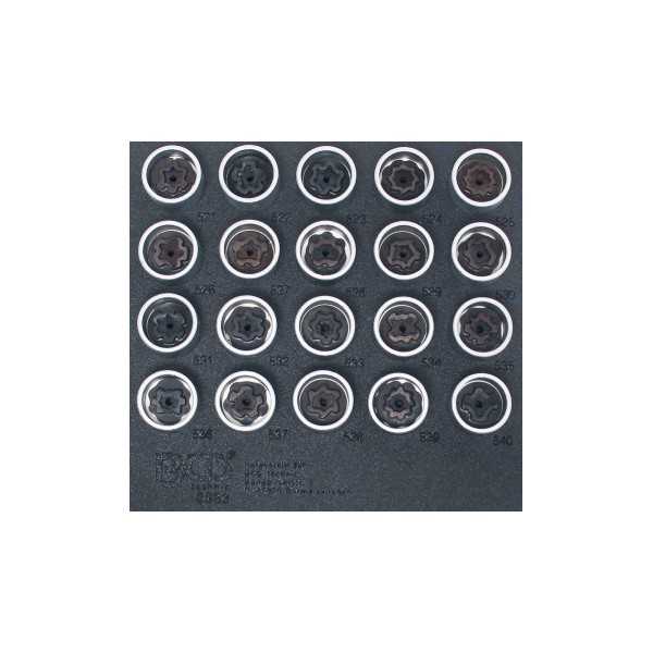 Insert de servante d'atelier 1/6 : Jeu dâ€™outils de rÃ©glage pour Ã©crous de jantes pour VAG 20 piÃ¨ces