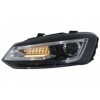 Phares pour VW Polo MK5 6R 6C 61 11-17 Lumière LED Devil Eye Look R...