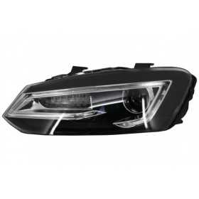 Phares pour VW Polo 6R 2011-2017 Barre lumineuse lumière LED claire...