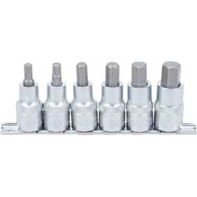 Jeu de douilles Ã  embouts 12 5 mm 1/2" six pans intÃ©rieurs 6 14 mm 6 piÃ¨ces