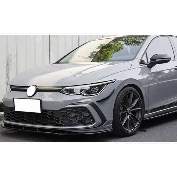 Pare-chocs avant Rabats latÃ©raux pour VW Golf 8 Mk8 MQB GTI / R-Line 20+ Carbone Look