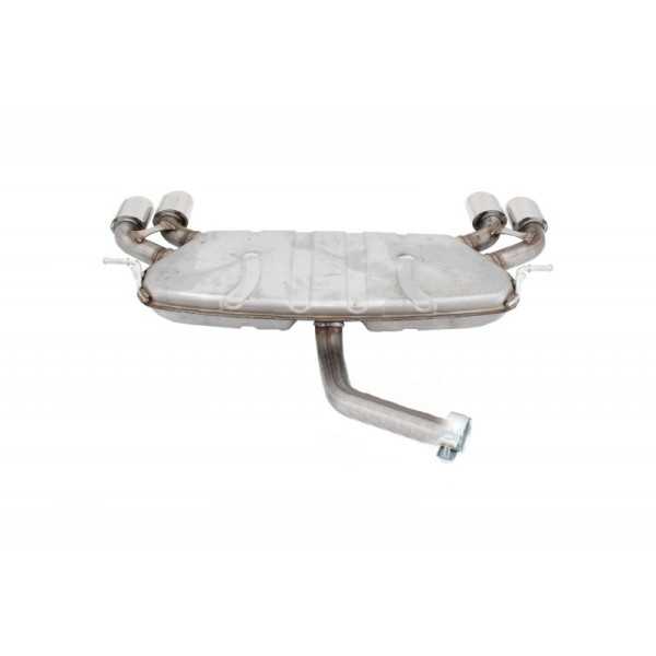 Échappement pour VW Golf 7 VII MK7 13-19 R Look Double Silencieux T...