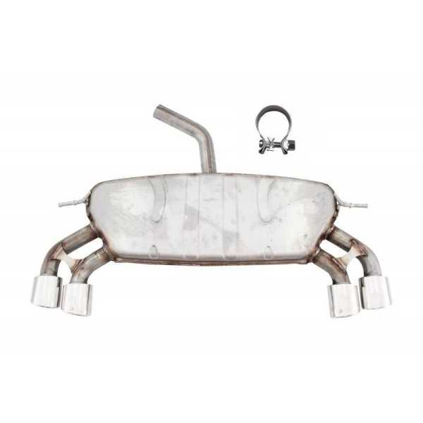 Échappement pour VW Golf 7 VII MK7 13-19 R Look Double Silencieux T...