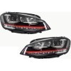 Phares RHD 3D LED DRL adaptés a VW Golf 7 VII (2012-2017) Red R20 G...