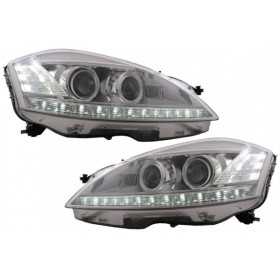 Phares LED pour MERCEDES W221 Classe S 2005-2009 Facelift Look LHD