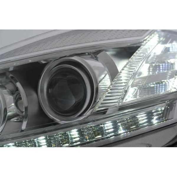 Phares LED pour MERCEDES W221 Classe S 2005-2009 Facelift Look LHD ...