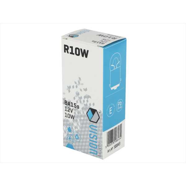 Lots 10 Ampoules VISION R10W 12V 10W BA15s, E4 | VISION | Ampoule