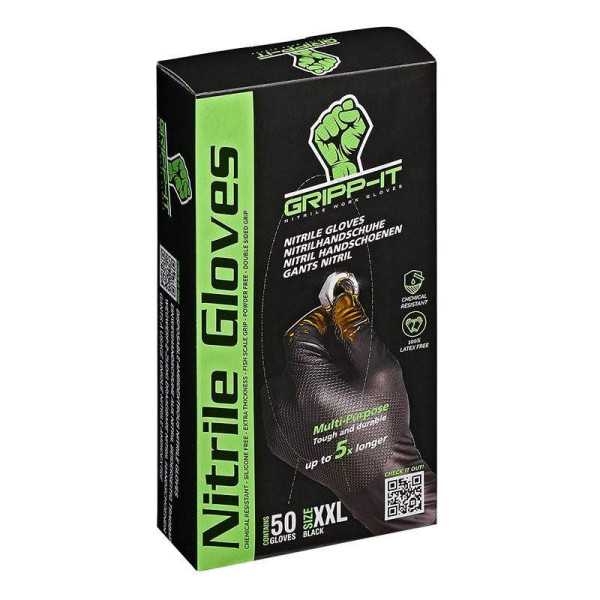 GrippIt gants en nitrile XXL boîte distributrice de 50 pièces |  | ...