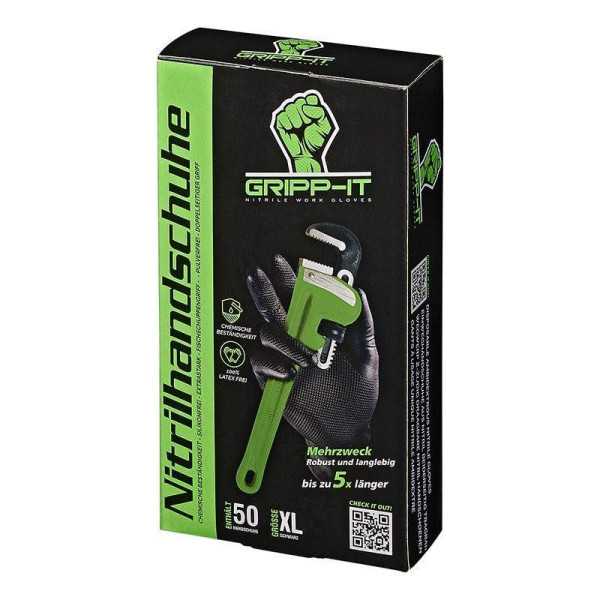 GrippIt gants en nitrile XL boîte distributrice de 50 pièces |  | P...