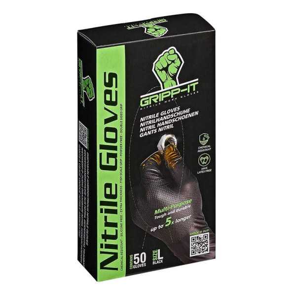 GrippIt gants en nitrile L boîte distributrice de 50 pièces |  | Pr...