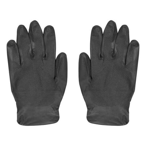 GrippIt gants en nitrile M noir boîte distributrice de 50 pièces | ...