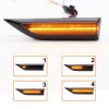 Set de clignoteurs latérales LED sur mesure pour Volkswagen Caddy I...
