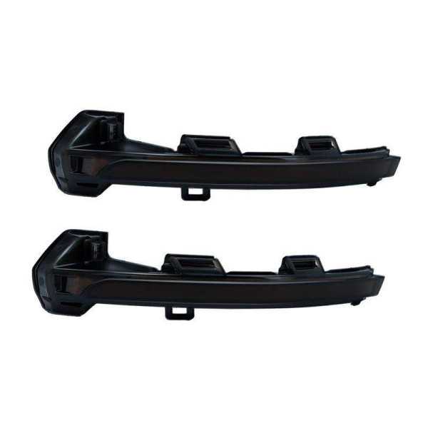 Set de clignoteurs de rétroviseurs latérales LED  sur mesure pour Volkswagen Passat 3G 20142019  Arteon 20172019  Smoke