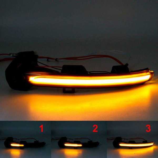 Set de clignoteurs de rétroviseurs latérales LED sur mesure pour Vo...