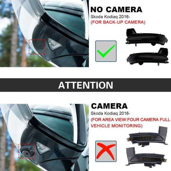 Set de clignoteurs de rétroviseurs latérales LED sur mesure pour Sk...