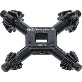 ClÃ© en croix de mandrin universelle Ã˜ 4 / 5 5 / 6 / 7 mm