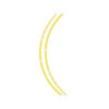 Foliatec PINStriping Racing pour jantes NeonJaune  Largeur   7mm : 14x 41cm