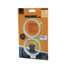 Foliatec PIN Striping pour jantes avec outil de montage vert fluo 4...