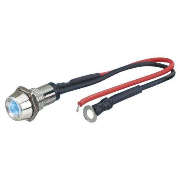 Foliatec LED Control Light chrome bleu glacier Ø  10mm 1 pièce | Fo...