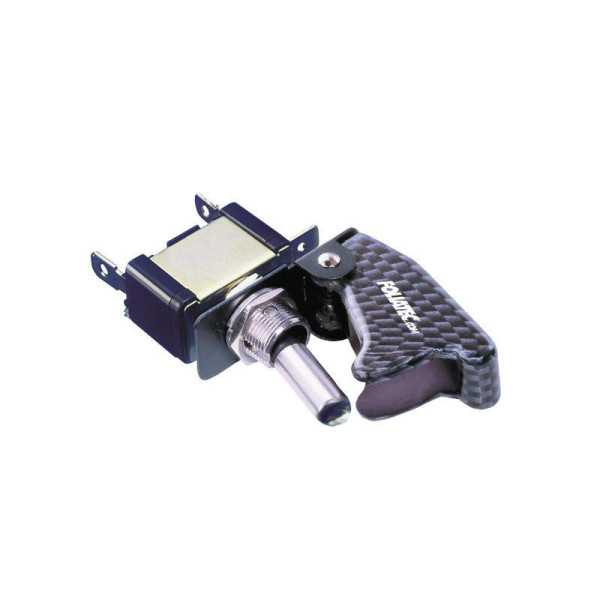 Foliatec Kill Switch Interrupteur OnOff sans LED  Cover Carbon Look  1 pièce