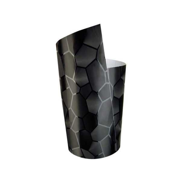 Foliatec Cockpit Design foil Hexagone noir structuré 50x50cm