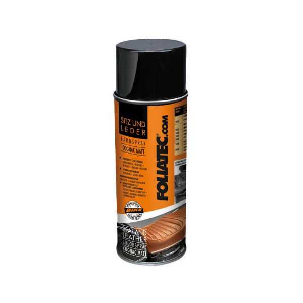 Spray Couleur Sièges  Cuir Foliatec  cognac mat 1x400ml