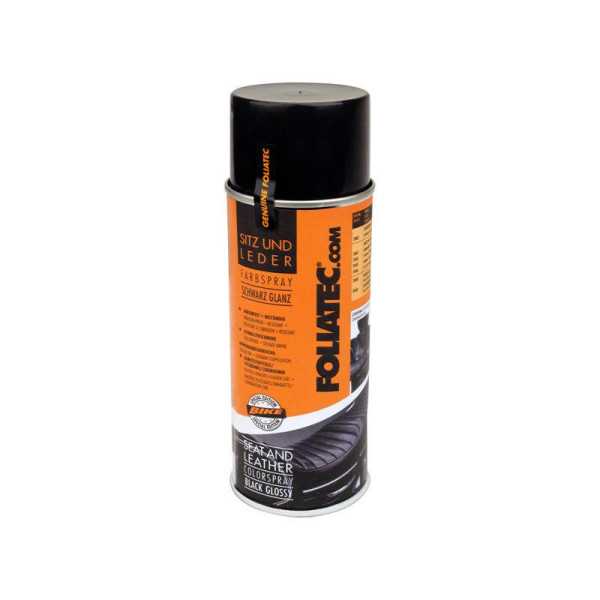 Foliatec Seat  Leather Color Spray  noir brillant 1x400ml
