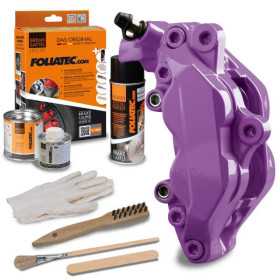 Kit de peinture pour étriers de frein Foliatec  Violet foncé  3 composants