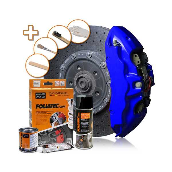 Kit Peinture Etrier De Frein Foliatec  RS Bleu  3 Composants