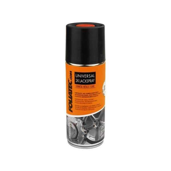 Peinture aérosol Foliatec Universal 2C  bronze métallisé brillant 1x400ml