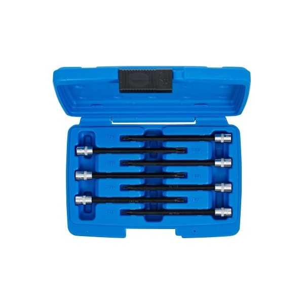 Assortiment de douilles Ã  embouts 6 3 mm 1/4" Profil T pour Torx Plus avec tÃªte sphÃ©rique T10 T40 7 piÃ¨ces