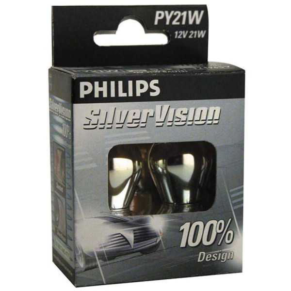 Philips SilverVision PY21W 21W BAU15S Ampoules clignotantes lot de ...