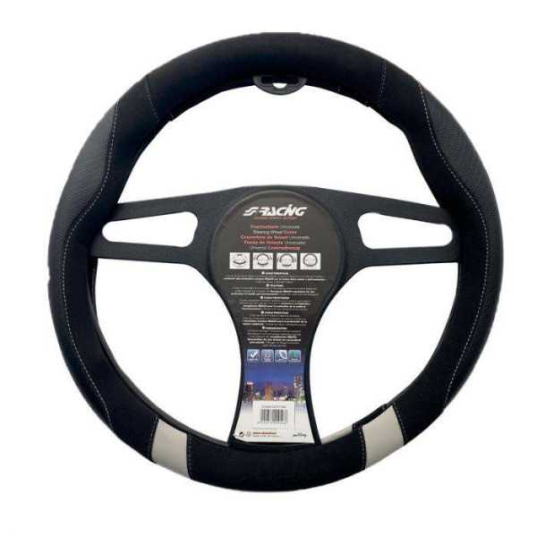 Simoni Racing Housse de volant Good Vibe G  3739cm  EcoCuir Noir