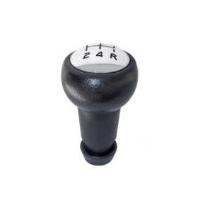 Pommeau de levier de vitesse Simoni Racing OEM pour divers CitroënPeugeot  ABS noir + motif de changement de vitesse chromé