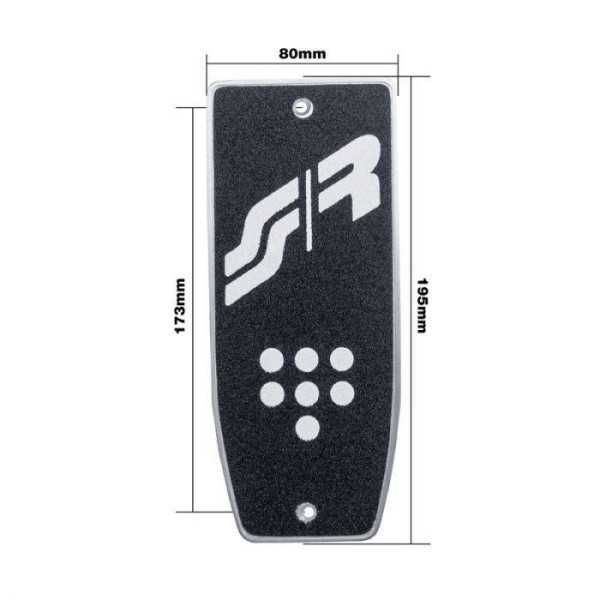 Reposepieds Simoni Racing 'AntiSlip' AluminiumNoir | Simoni Racing ...