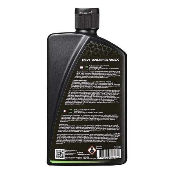 Gecko Shampooing Brillance 500ml NLFR | GECKO CAR CARE | Shampoing
