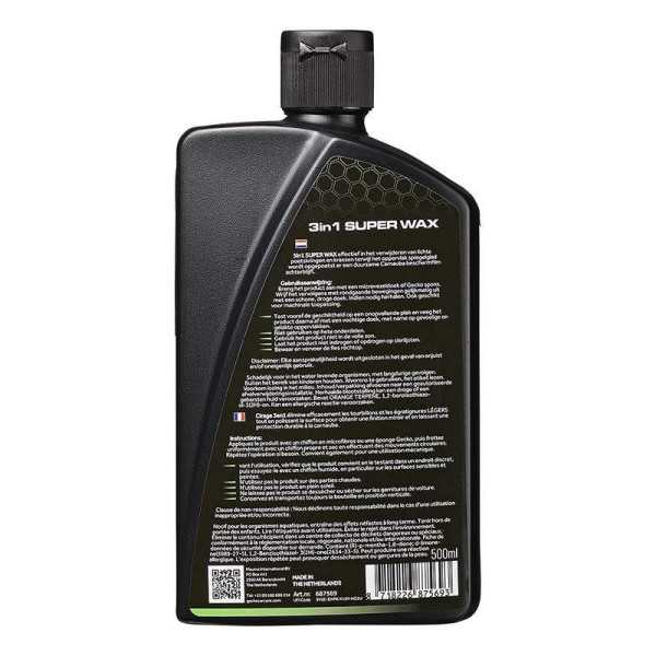Gecko Polonais 3 in 1 et Carnauba 500ml NLFR | GECKO CAR CARE | Sha...