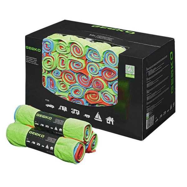 Gecko Lingettes en microfibre paquet de 6 40x30cm | GECKO CAR CARE ...