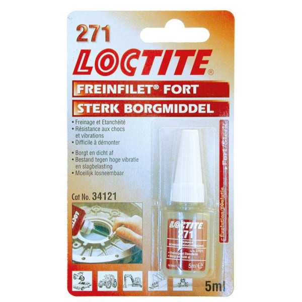 Loctite 271 Agent de blocage fort rouge 5ml