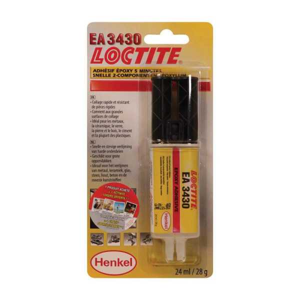 Loctite EA 3430 Colle époxy métalcaoutchoucplastique 24ml