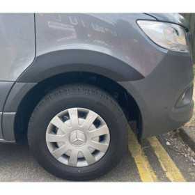 RGM Set extensions de gardeboue sur mesure pour Mercedes Sprinter 2018 empattement court  loung  Noir