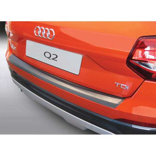 Protecteur de parechocs arrière ABS pour Audi Q2  SQ2 112016 Noir