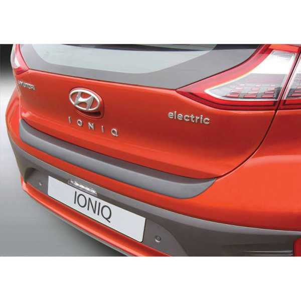 Protecteur de parechocs arrière ABS pour Hyundai Ioniq Hybrid 102016 Noir