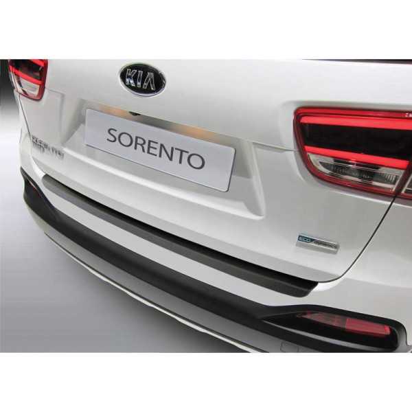 Protecteur de parechocs arrière ABS pour Kia Sorento III UM 1201592017 Noir